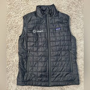 Patagonia Nano Puff Down Vest Gray Medium M Men Like New Branded TriNetX
